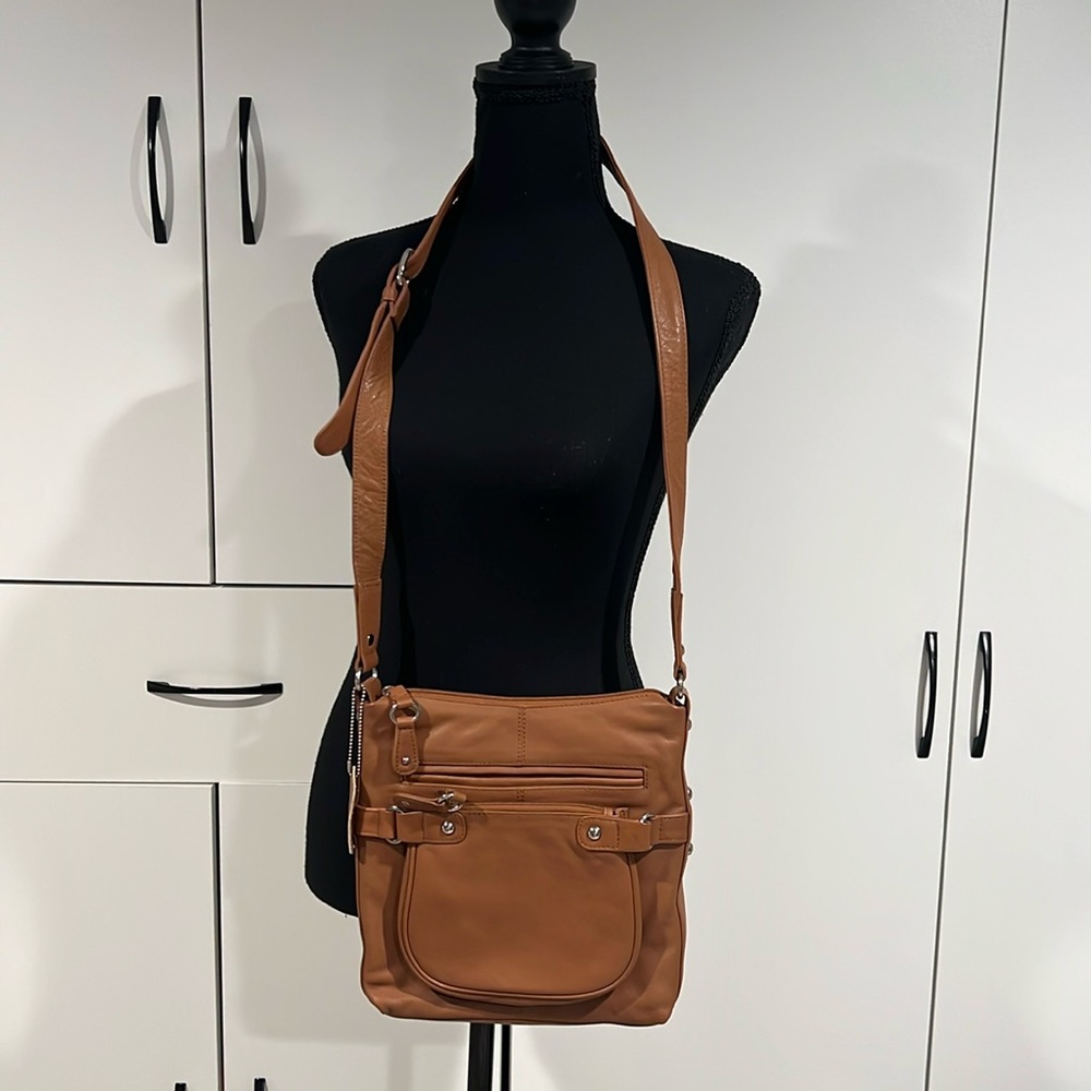 Great‎ American Leather Works leather crossbody bag